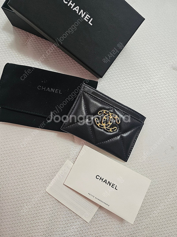 샤넬 AP1167 금장 카드지갑--1